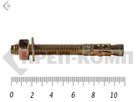 Анкер клиновой 12х110, желтый цинк (5шт)