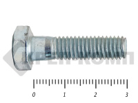 Болты DIN 931, с неполной резьбой, цинк, 8х 30 мм пр.8.8 (25 кг/1460)