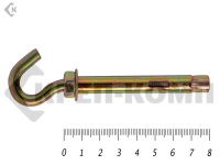 Анкер с крюком м8 10х 80 (50шт)