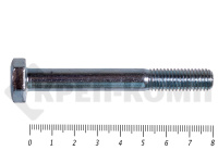 Болты DIN 931, с неполной резьбой, цинк, 10х 80 мм пр.8.8 (25 кг/413)