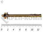 Анкер клиновой 10х130, желтый цинк (5шт) – фото