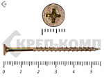 Саморез жёлтый цинк PH-2, по дереву 3,5х55 (5000шт) – фото