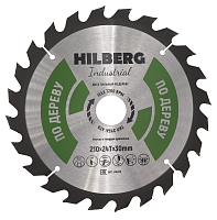 Диск 210*30*24Т, пильный по дереву Hilberg Industrial (1 шт.)