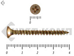 Саморез желтый цинк PHILLIPS 4х40 (8000шт) – фото