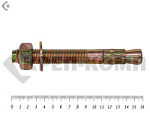 Анкер клиновой 20х160, желтый цинк (2шт) – фото