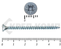 Саморез белый цинк POZY 3,5х50 (50шт)